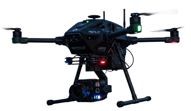 Drone used by SWIMS to survey dumpsites from the air
